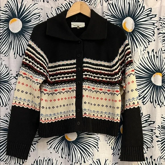 The Great Scholar Fairisle Cardigan Cardigan Size 3 - Picture 4 of 9